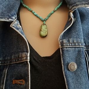 Artisan turquoise necklace